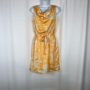 Banana Republic sleeveless cowl neck dress with drawstring waist & pockets 4